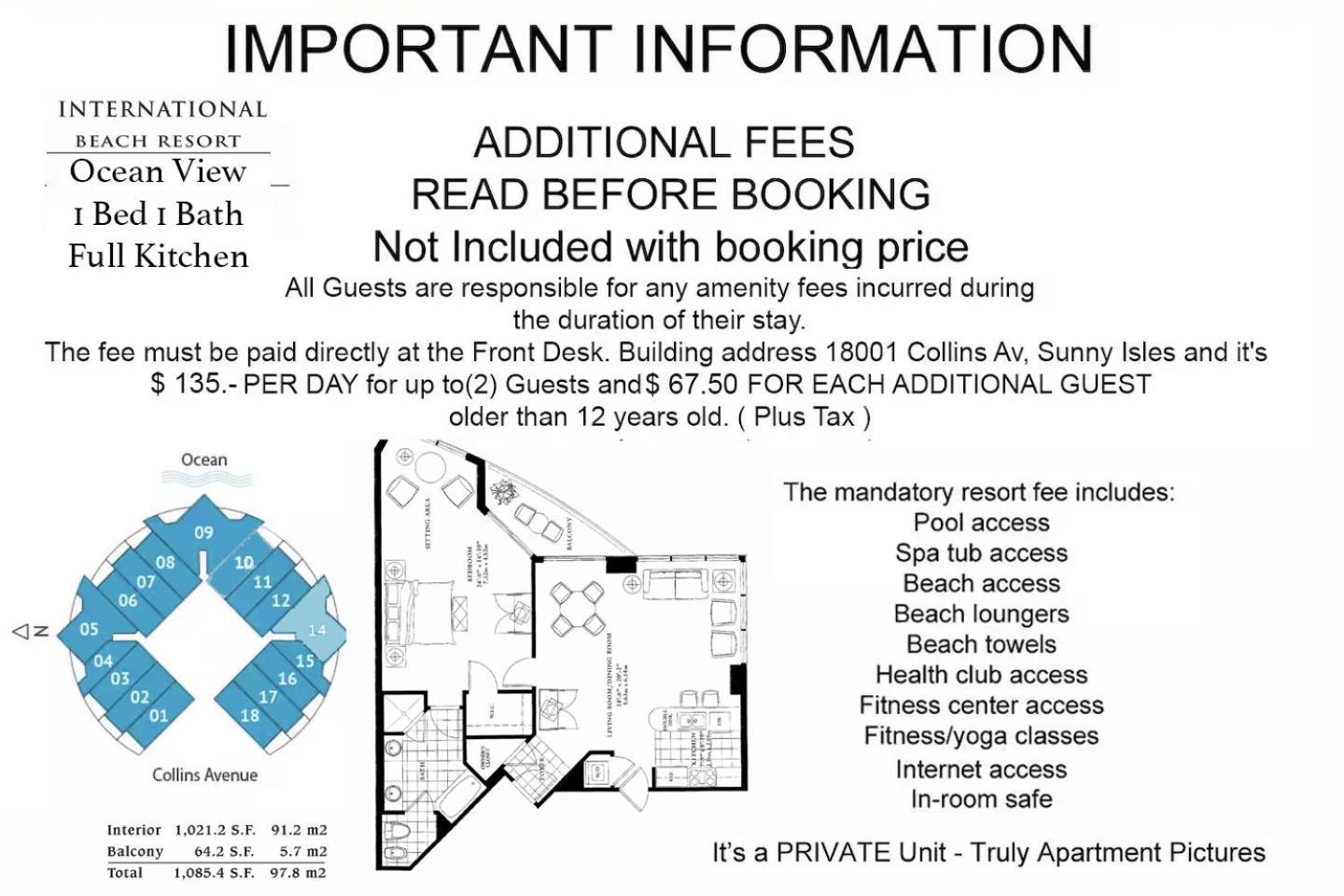 Hotel International Beach Tump Resort Ocean View 1100 Sf 1 Bed 1Bth Privately Owned Sunny Isles Маями Бийч Екстериор снимка